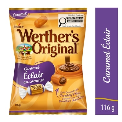 Werther’s Original Bonbons Éclairs caramels mous 116 g, 2,59 $/100g