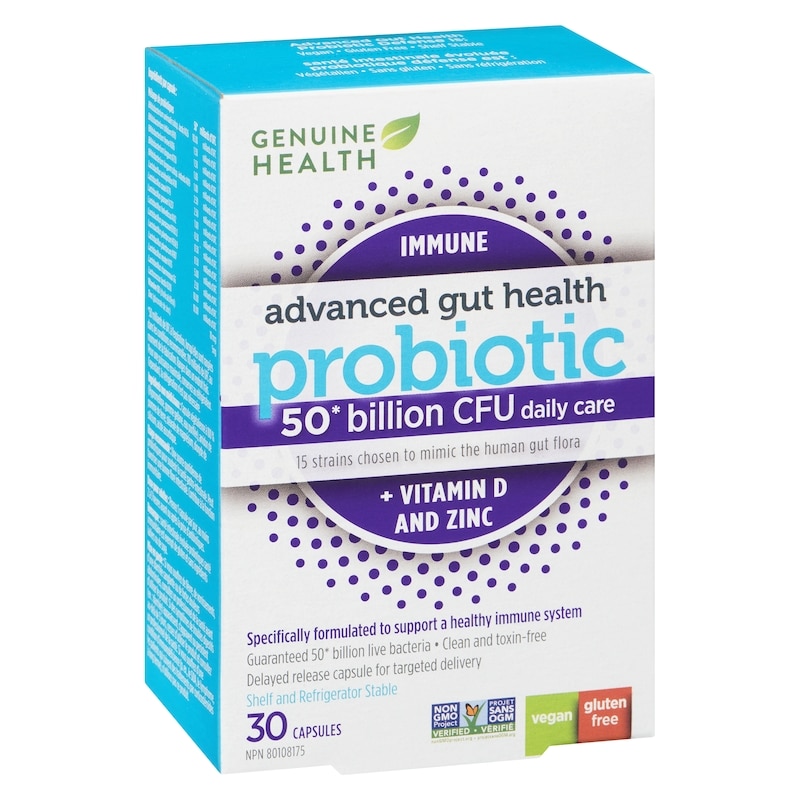 Advanced Gut Health Probiotic Immune + Vitamin D And Zinc