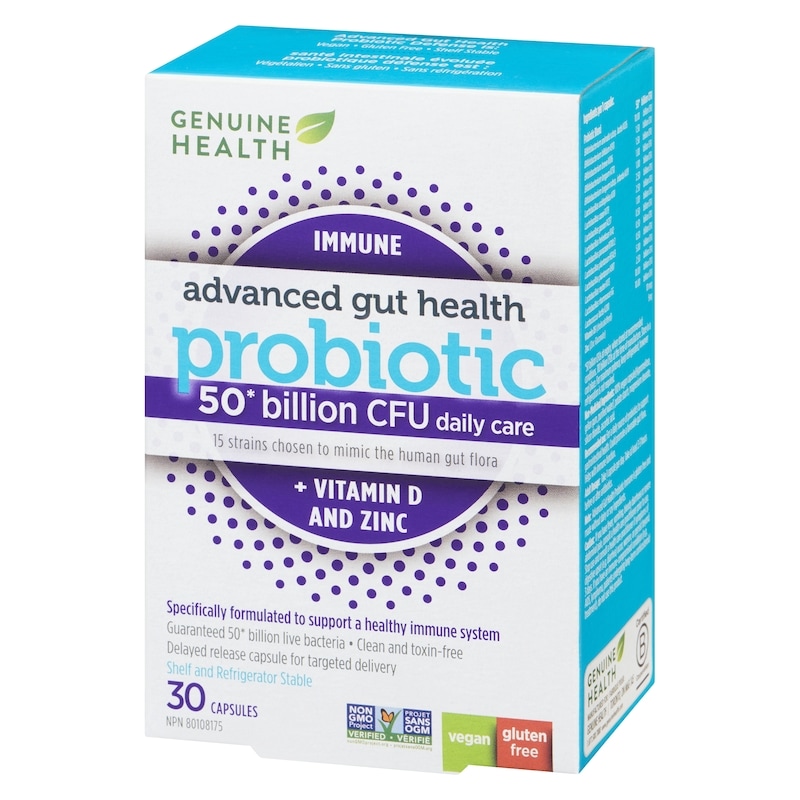 Advanced Gut Health Probiotic Immune + Vitamin D And Zinc