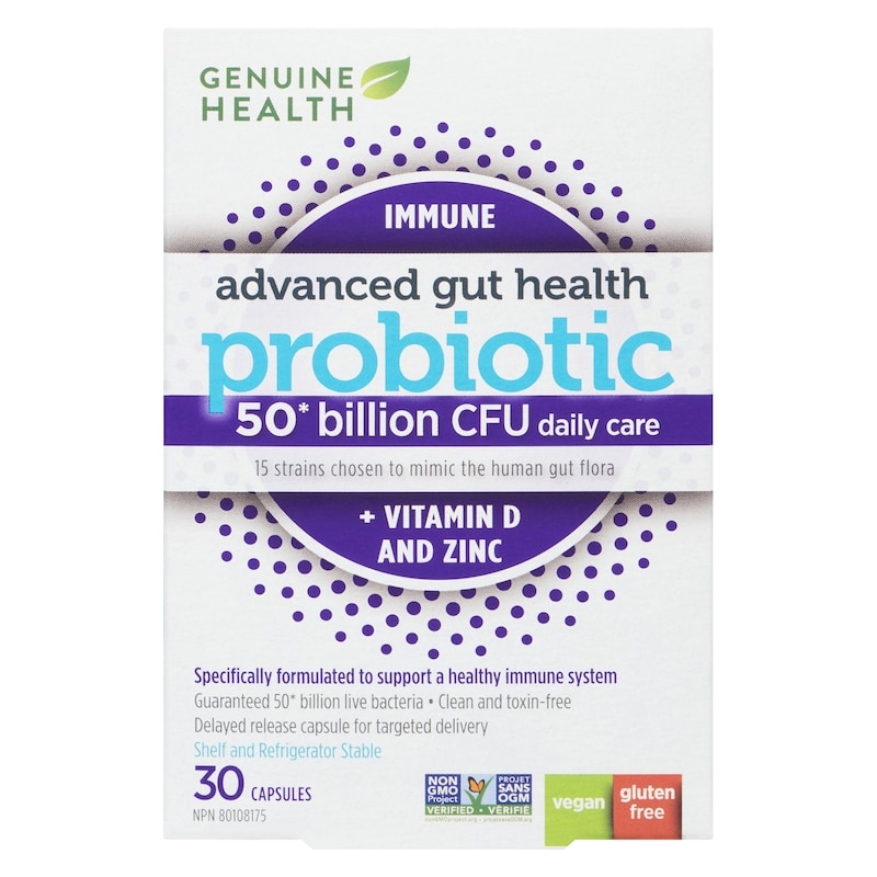 Advanced Gut Health Probiotic Immune + Vitamin D And Zinc