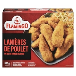 Flamingo Lanières de poulet 530 g, 1,23 $/100g