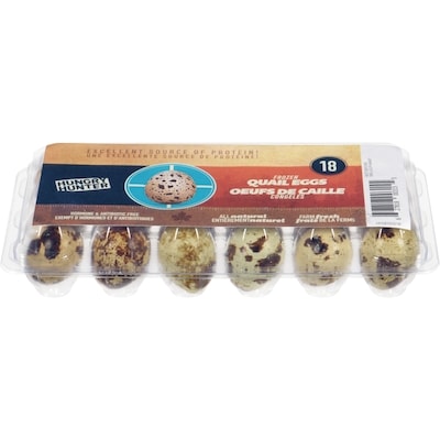 Hungry Hunter Frozen Quail Eggs 18 ea, $0.28/1ea