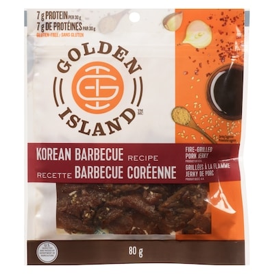 Golden Island Fire-Grilled Pork Jerky Korean Barbecue Recipe 80 g, $9.36/100g