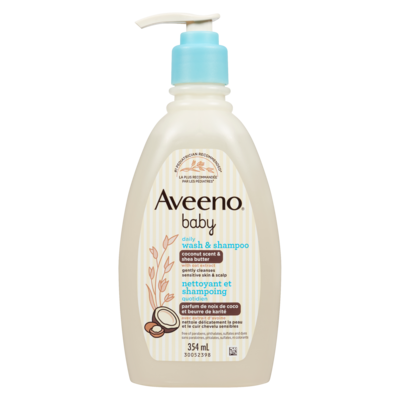 Baby Nettoyant et shampoing quotidien parfum de noix de coco