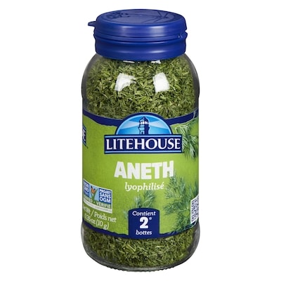 Litehouse Aneth lyophilisé 10 g, 69,90 $/100g