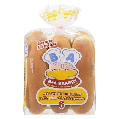 null Pains à hot-dog jaunes 432 g, 0,65 $/100g