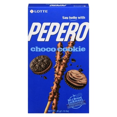 Lotte Pepero - Chocolate Cookies 32 g, $4.03/100g