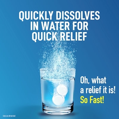 Antacid Heartburn Relief Effervescent Tablets, Lemon Lime Flavour