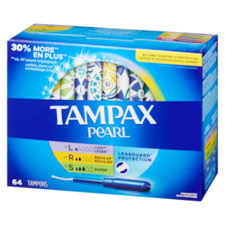 Tampax Pearl Tampons Trio Multipack, with LeakGuard Braid, Light Tampax Pearl Tampons Trio Multipack, with LeakGuard Braid, Light