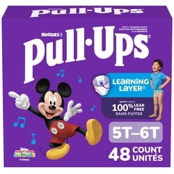 Huggies Sous-vêtements d’entraînement pour garçons, 5T–6T (46–60 lb) 48 sous-vêtements 48 ea, 0,69 $/1ch