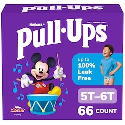 Pull-Ups Boys' Potty Training Pants, 5T-6T (46+ lbs), 66 Count