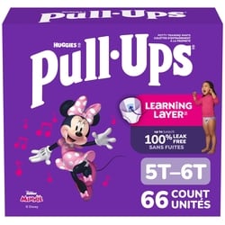 Huggies Girls' Potty Training Pants, 5T-6T (46+ lbs), 66 Count 66 ea, $0.67/1ea
