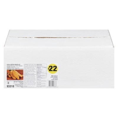 null Lanières de poulet, escalopes entièrement cuites, panées, assaisonnées 4 kg, 0,55 $/100g