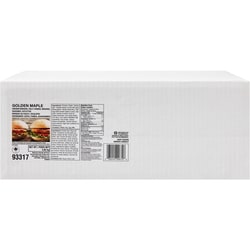 null Golden Maple Breaded Chicken Burgers 4 kg, $0.55/100g