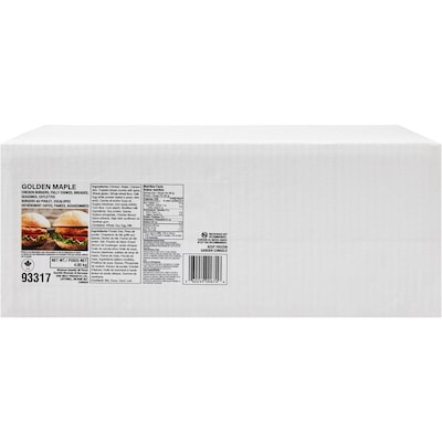 null Golden Maple Breaded Chicken Burgers 4 kg, $0.55/100g