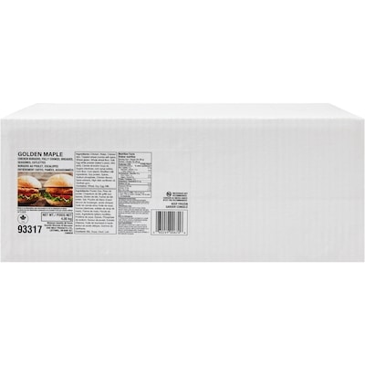 null Burgers de poulet panés Golden Maple 4 kg, 0,55 $/100g