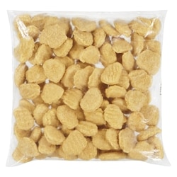 null Pépites de poulet, escalopes entièrement cuites, panées, assaisonnées 4 kg, 0,55 $/100g