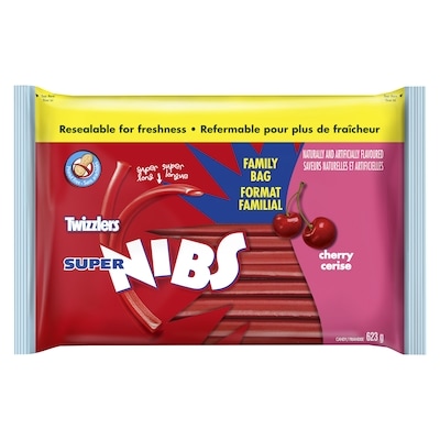 Twizzlers Super Nibs Candy Cherry Family Bag 623 g, $0.96/100g