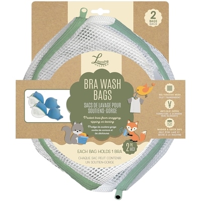 Joie Laundry & Bra Wash Bags 2Pk 1 ea, $4.00/1ea