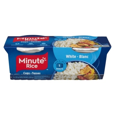 Minute Rice Fully Cooked Rice White Rice 250 g, $1.60/100g