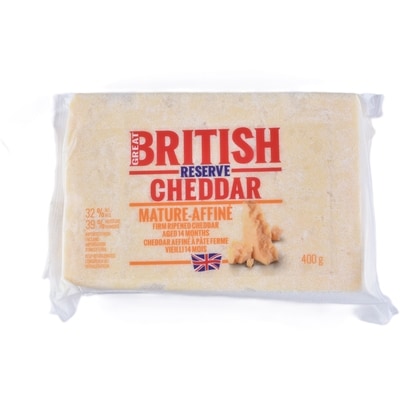 null Great British Reserve Formage Cheddar 400 g, 3,00 $/100g