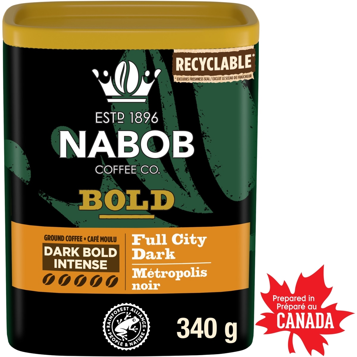 Nabob Ground Coffee Full City Dark Bold Roast
