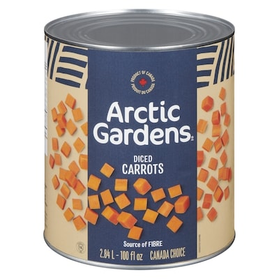 Arctic Gardens Diced Carrots 2.84 l, $0.28/100ml