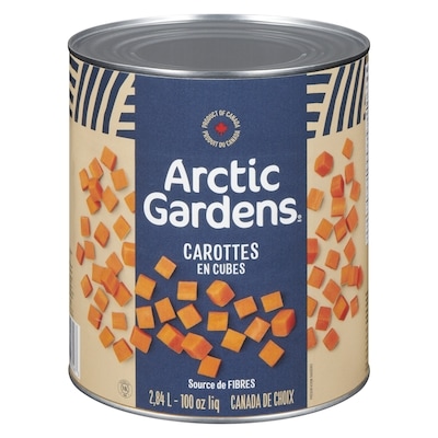 Arctic Gardens Carottes en cubes 2.84 l, 0,28 $/100ml