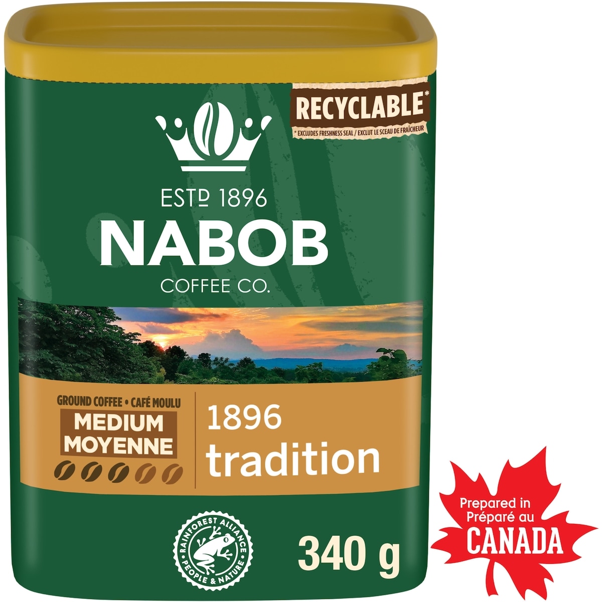 Nabob Ground Coffee 1896 Tradition Medium Roast