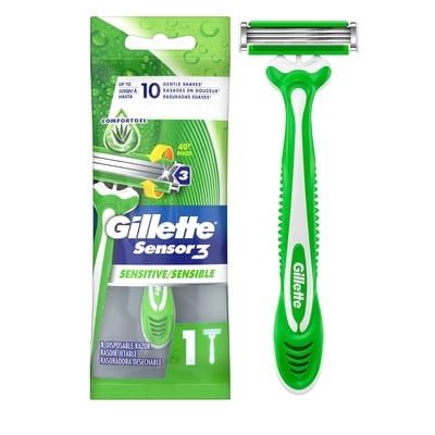 Gillette Sensor3 Disposable Razor, Sensitive 1 ea, $3.50/1ea
