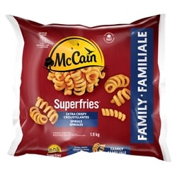 McCain Superfries Extra Crispy Spirals 1.9 kg, $0.39/100g