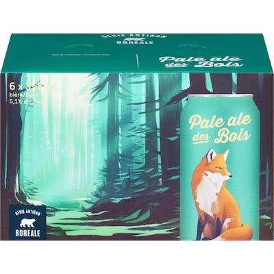 Boréale Bière pale ale des bois (Pièce d’identité requise au moment du ramassage) 6x355.0 ml, 0,47 $/100ml