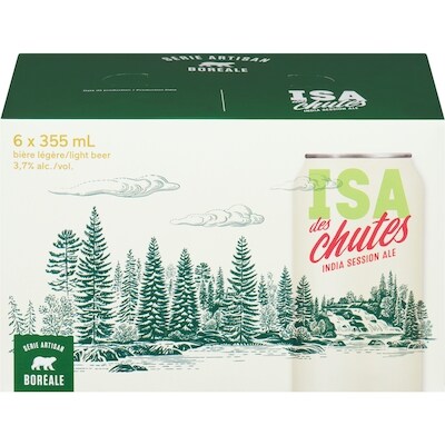 Boreale Light Beer Isa Des Chutes India Session Ale (ID required at pick-up) 6x355.0 ml, $0.61/100ml