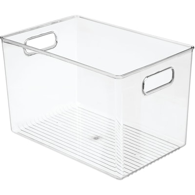 iDesign Linus Binz 12 x 8 x 8 Clear 1 ea, $23.50/1ea