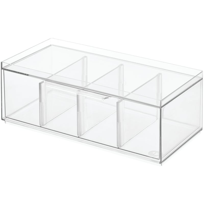 Tea Storage Organizer Clear