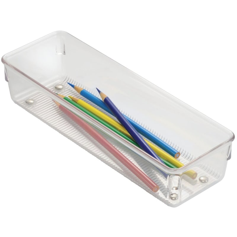 Linus Drawer Organizer Clear 3x9x2