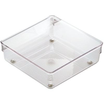 iDesign Linus Drawer Organizer Clear 6x6x2 1 ea, $5.99/1ea