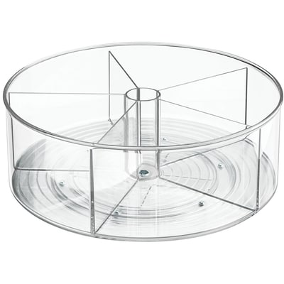 iDesign Turntable Divided Clear 1 ea, $31.00/1ea
