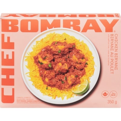 Chef Bombay Chicken Biryani With Saffron Rice Medium Spice 350 g, $2.00/100g