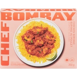 Chef Bombay Biryani au poulet avec du riz safran mi-piquant 350 g, 2,14 $/100g
