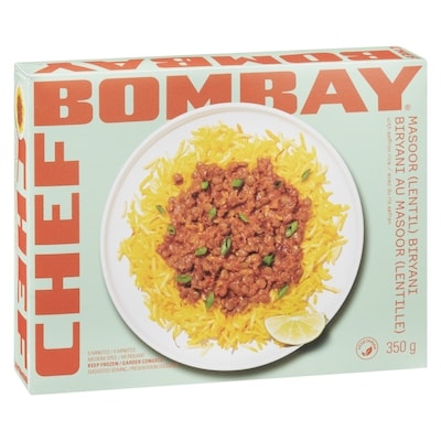 Biryani au masoor (lentille) avec du riz safran mi-piquant