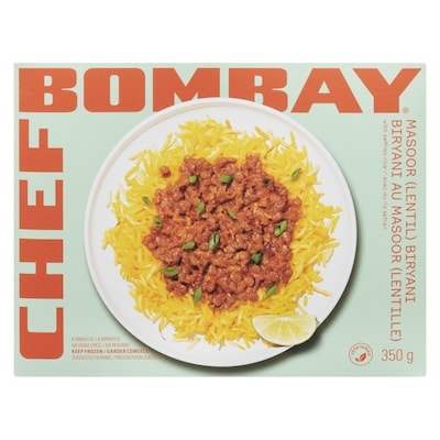 Biryani au masoor (lentille) avec du riz safran mi-piquant