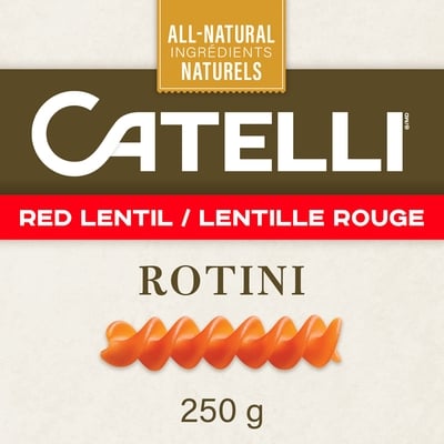 Catelli Pâtes Lentille Rouge, rotini 250 g, 2,12 $/100g