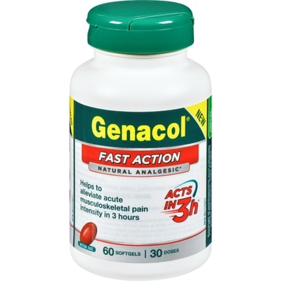 Genacol Fast Action 60 ea, $0.61/1ea
