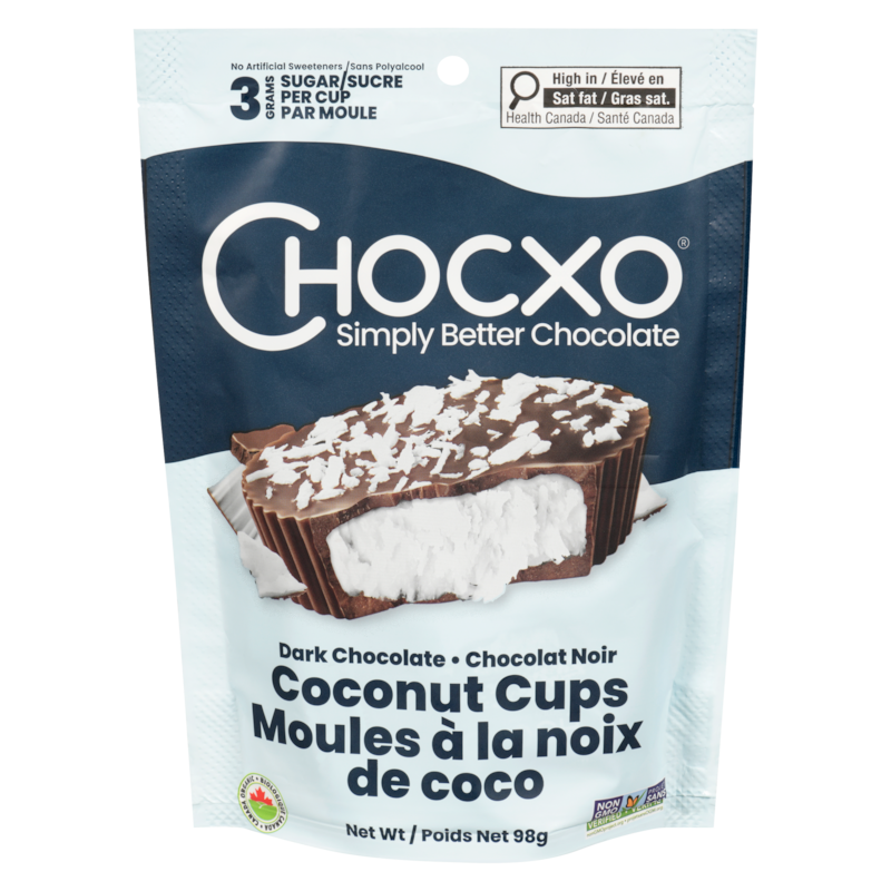 Dark Chocolate Coconut Cups