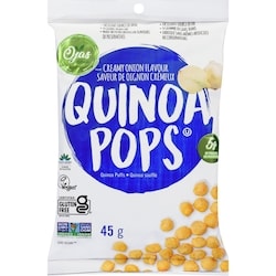 Ojas Vegan Quinoa Pops Quinoa Puffs Creamy Onion Flavour 45 g, $13.31/100g
