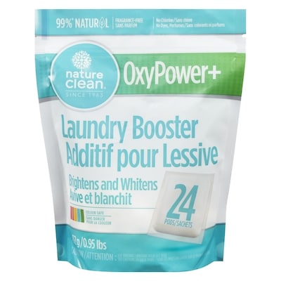 Nature Clean OxyPower+ Laundry Booster, 24 Pods 432 g, $2.08/100g