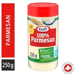 Kraft Fromage parmesan râpé 250 g, 4,20 $/100g