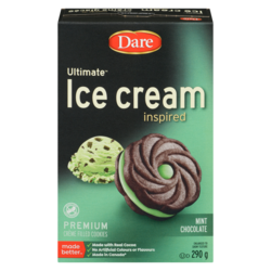 Cream Filled Cookies, Ice-Cream Inspired, Mint Chocolate