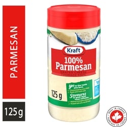 Kraft Grated Parmesan Cheese 125 g, $4.63/100g
